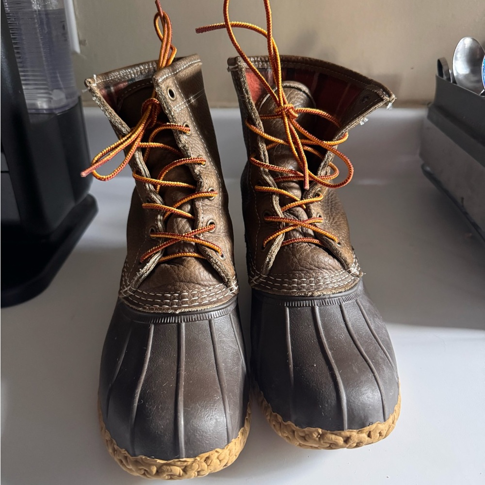 L.L. Bean Women's Bean Boots, 8" Flannel-Lined Insulated